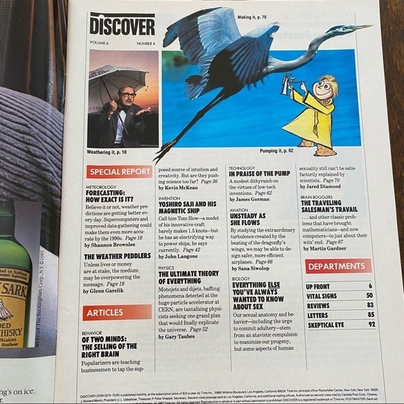 Vintage Discover The Newsmagazine of Science Lot of 3 Magazines Sex/Conception - Picture 14 of 16